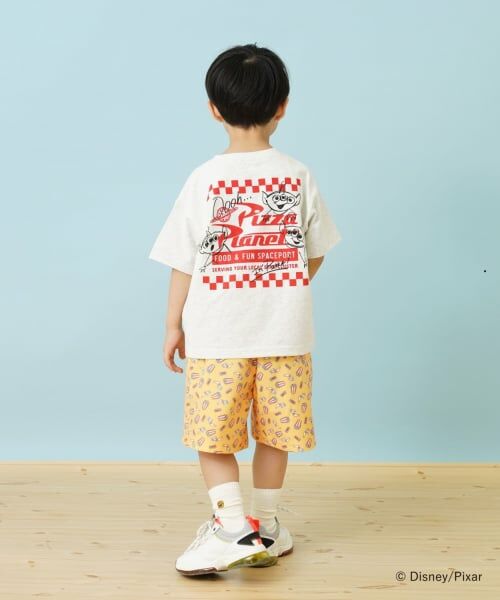 and D.petitmain / アンドディー. プティマイン Tシャツ | 【DISNEY/PIXAR】トイ・ストーリー/エイリアンワイド半袖Tシャツ | 詳細5