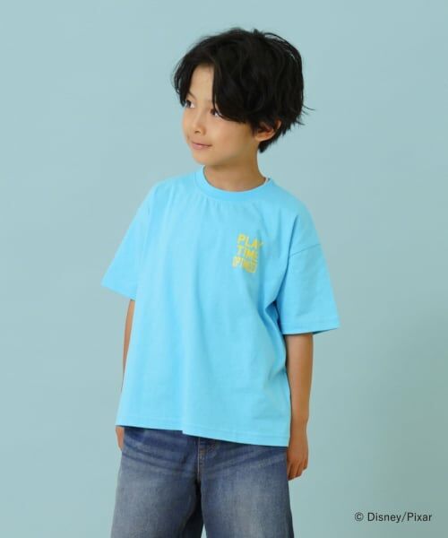 and D.petitmain / アンドディー. プティマイン Tシャツ | 【DISNEY/PIXAR】トイ・ストーリー/集合アート ワイド半袖Tシャツ | 詳細2