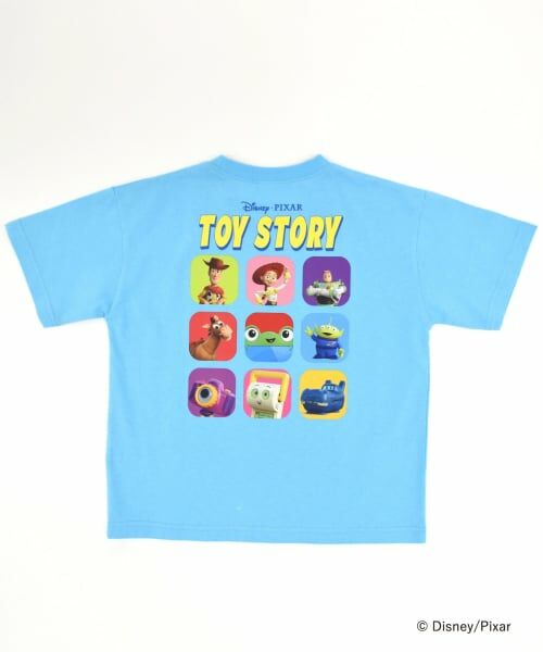 and D.petitmain / アンドディー. プティマイン Tシャツ | 【DISNEY/PIXAR】トイ・ストーリー/集合アート ワイド半袖Tシャツ | 詳細9