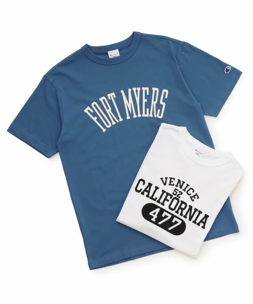 and D.petitmain / アンドディー. プティマイン Tシャツ | 【Champion】【DAD】カレッジロゴショートスリーブTシャツ | 詳細6