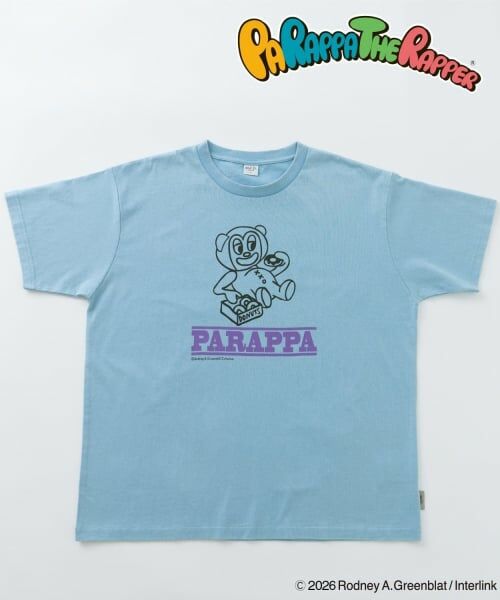 and D.petitmain / アンドディー. プティマイン Tシャツ | 【親子リンク】【パラッパラッパー】カラーワイド配色ロゴ半袖T | 詳細4