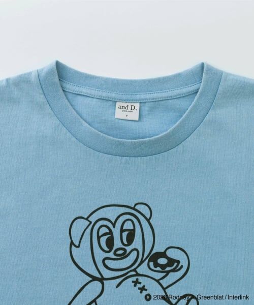 and D.petitmain / アンドディー. プティマイン Tシャツ | 【親子リンク】【パラッパラッパー】カラーワイド配色ロゴ半袖T | 詳細6