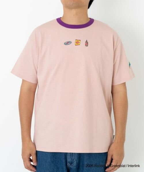 and D.petitmain / アンドディー. プティマイン Tシャツ | 【親子リンク】【パラッパラッパー】リンガー配色半袖T | 詳細2
