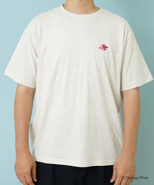 and D.petitmain / アンドディー. プティマイン Tシャツ | 【DISNEY/PIXAR】DADトイ・ストーリー/エイリアンワイド半袖Tシャツ | 詳細1
