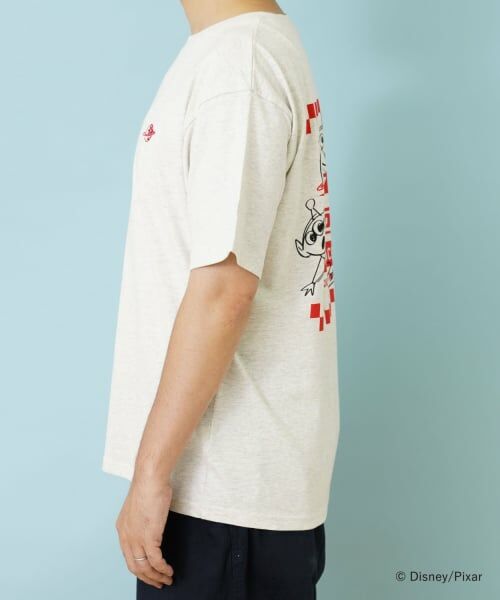 and D.petitmain / アンドディー. プティマイン Tシャツ | 【DISNEY/PIXAR】DADトイ・ストーリー/エイリアンワイド半袖Tシャツ | 詳細2
