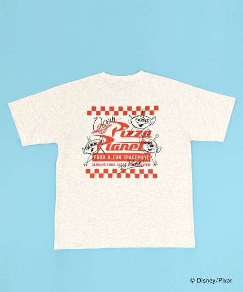 and D.petitmain / アンドディー. プティマイン Tシャツ | 【DISNEY/PIXAR】DADトイ・ストーリー/エイリアンワイド半袖Tシャツ | 詳細6