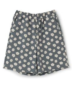 and D.petitmain / アンドディー. プティマイン ショート・ハーフ・半端丈パンツ | のびっとカットツイル柄ショートパンツ