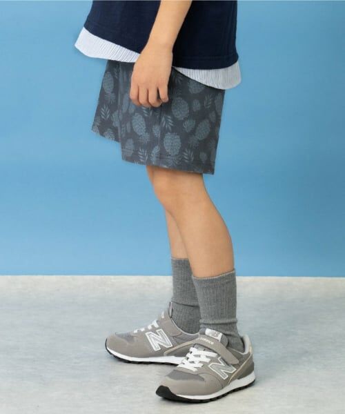 and D.petitmain / アンドディー. プティマイン ショート・ハーフ・半端丈パンツ | のびっとカットツイル柄ショートパンツ | 詳細10