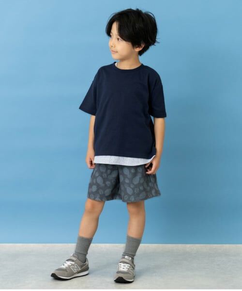 and D.petitmain / アンドディー. プティマイン ショート・ハーフ・半端丈パンツ | のびっとカットツイル柄ショートパンツ | 詳細11