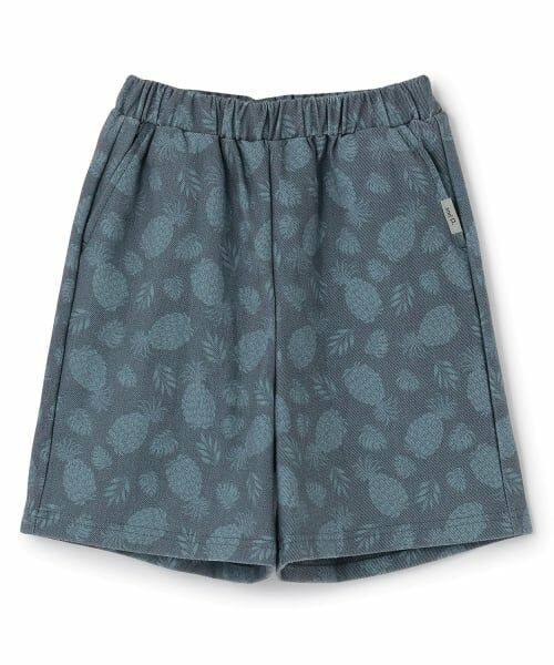 and D.petitmain / アンドディー. プティマイン ショート・ハーフ・半端丈パンツ | のびっとカットツイル柄ショートパンツ | 詳細13