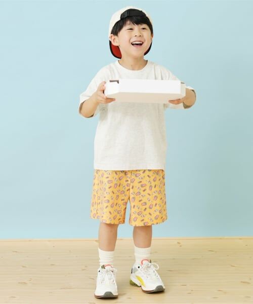 and D.petitmain / アンドディー. プティマイン ショート・ハーフ・半端丈パンツ | のびっとカットツイル柄ショートパンツ | 詳細15
