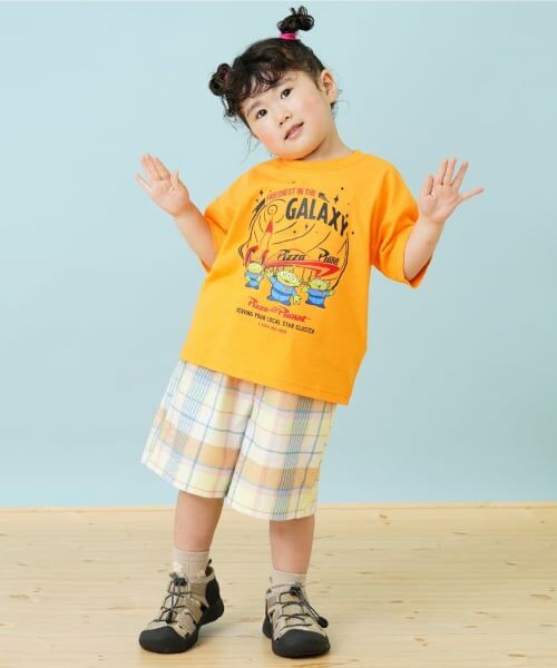 and D.petitmain / アンドディー. プティマイン ショート・ハーフ・半端丈パンツ | のびっとカットツイル柄ショートパンツ | 詳細21
