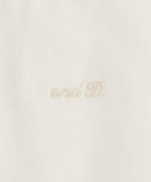 and D.petitmain / アンドディー. プティマイン Tシャツ | 裾レイヤード風ワイドシルエット半袖Tシャツ | 詳細11