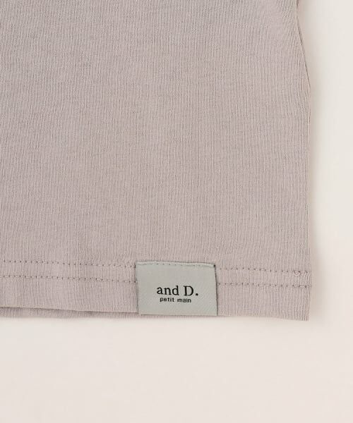 and D.petitmain / アンドディー. プティマイン Tシャツ | 袖異素材ワイドシルエット半袖Tシャツ | 詳細11
