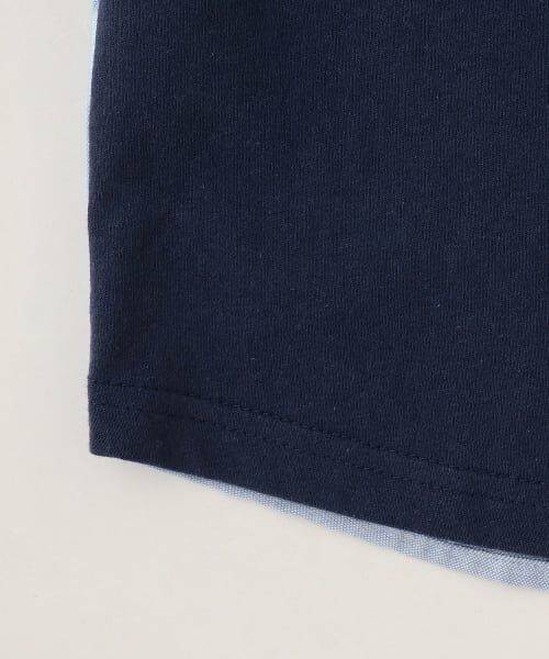 and D.petitmain / アンドディー. プティマイン Tシャツ | 背面異素材切替ワイドシルエット半袖Tシャツ | 詳細15