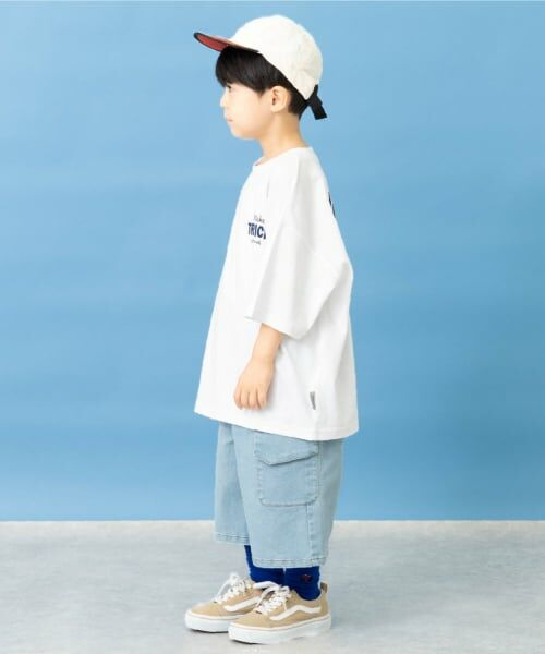 and D.petitmain / アンドディー. プティマイン Tシャツ | 【親子リンク】バックロゴ刺繍ビック半袖Tシャツ | 詳細10
