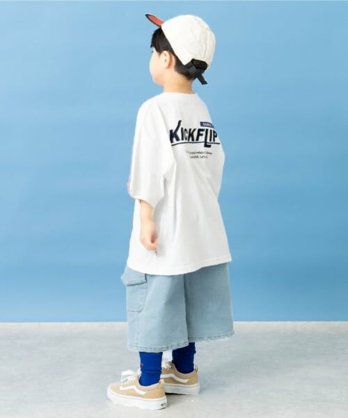 and D.petitmain / アンドディー. プティマイン Tシャツ | 【親子リンク】バックロゴ刺繍ビック半袖Tシャツ | 詳細11