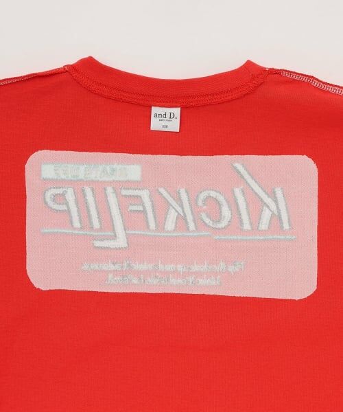 and D.petitmain / アンドディー. プティマイン Tシャツ | 【親子リンク】バックロゴ刺繍ビック半袖Tシャツ | 詳細20
