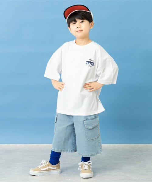 and D.petitmain / アンドディー. プティマイン Tシャツ | 【親子リンク】バックロゴ刺繍ビック半袖Tシャツ | 詳細9