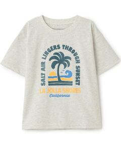 and D.petitmain / アンドディー. プティマイン Tシャツ | 【綿100】【365D】アソートビーチプリント半袖Tシャツ