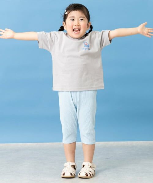 and D.petitmain / アンドディー. プティマイン Tシャツ | 【綿100】【365D.】アソートビーチプリント半袖Tシャツ | 詳細15