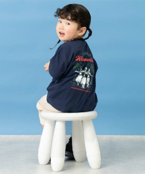 and D.petitmain / アンドディー. プティマイン Tシャツ | 【綿100】【365D.】アソートビーチプリント半袖Tシャツ | 詳細9