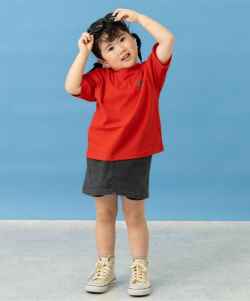 and D.petitmain / アンドディー. プティマイン Tシャツ | 【綿100%】【365D】アソートワンポイントししゅう半袖Tシャツ | 詳細1