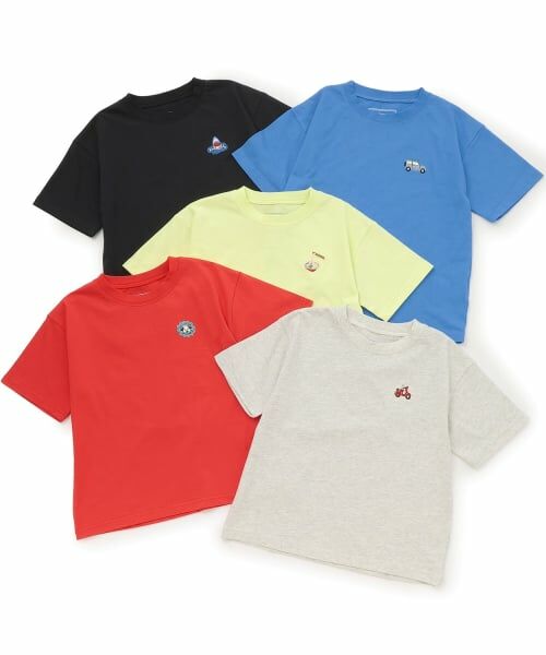 and D.petitmain / アンドディー. プティマイン Tシャツ | 【綿100%】【365D.】アソートワンポイント刺しゅう半袖Tシャツ | 詳細18