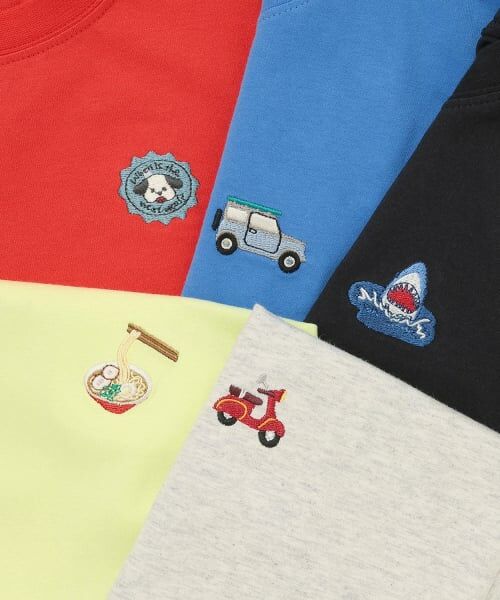 and D.petitmain / アンドディー. プティマイン Tシャツ | 【綿100%】【365D】アソートワンポイントししゅう半袖Tシャツ | 詳細8