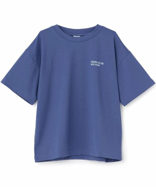 and D.petitmain / アンドディー. プティマイン Tシャツ | アソート濡れると色が変わるプリント半袖T(ブルー)