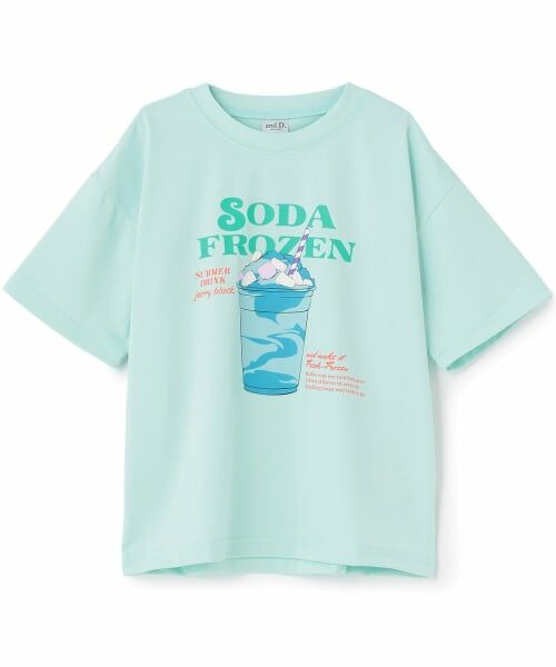 and D.petitmain / アンドディー. プティマイン Tシャツ | アソート濡れると色が変わるプリント半袖Tシャツ | 詳細12