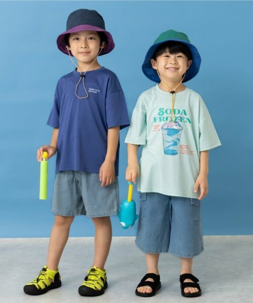 and D.petitmain / アンドディー. プティマイン Tシャツ | アソート濡れると色が変わるプリント半袖Tシャツ | 詳細14