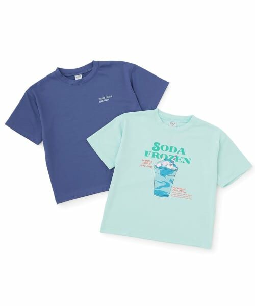 and D.petitmain / アンドディー. プティマイン Tシャツ | アソート濡れると色が変わるプリント半袖Tシャツ | 詳細30