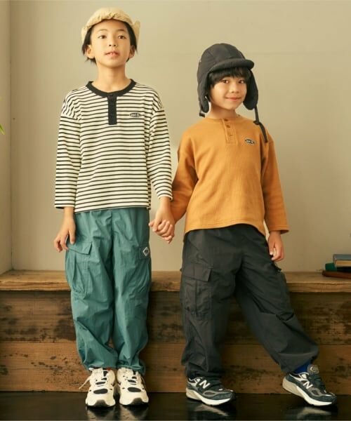 and D.petitmain / アンドディー. プティマイン その他パンツ | 【予約商品】【撥水】ドロスト付きカーゴパンツ | 詳細9