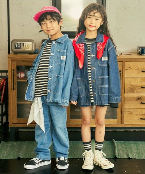 and D.petitmain / アンドディー. プティマイン その他パンツ | 【予約商品】【親子リンク】ペインターパンツ | 詳細5