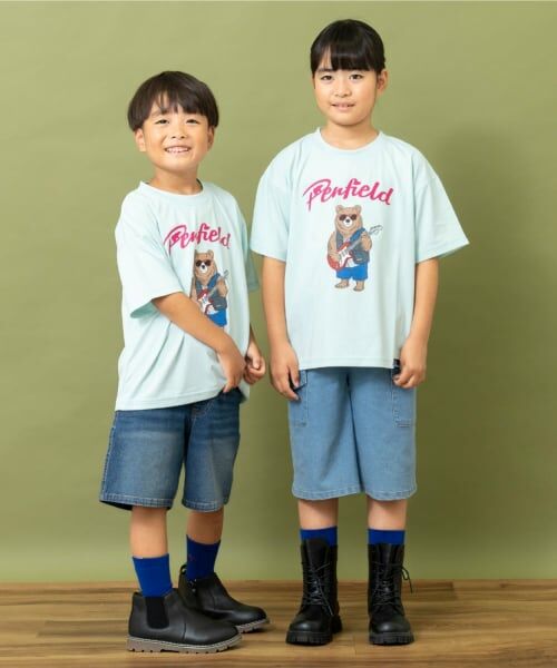 and D.petitmain / アンドディー. プティマイン Tシャツ | 【Penfield】【親子リンク】【接触冷感】キッズアソートベア半袖Tシャツ | 詳細5