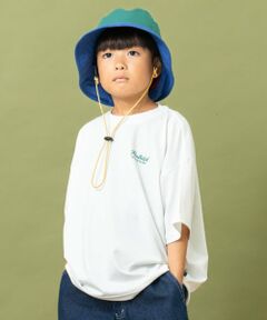 and D.petitmain / アンドディー. プティマイン Tシャツ | 【Penfield】【親子リンク】【接触冷感】キッズメッセージロゴバックBIG Tシャツ