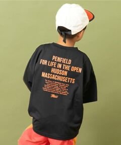 and D.petitmain / アンドディー. プティマイン Tシャツ | 【Penfield】【親子リンク】【接触冷感】キッズメッセージロゴバックBIG Tシャツ