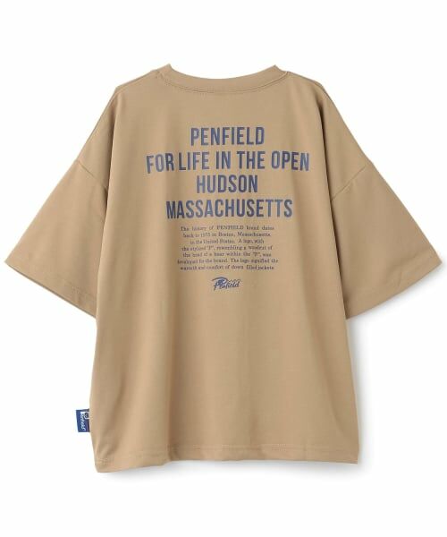 and D.petitmain / アンドディー. プティマイン Tシャツ | 【Penfield】【親子リンク】【接触冷感】キッズメッセージロゴバックBIG Tシャツ | 詳細18