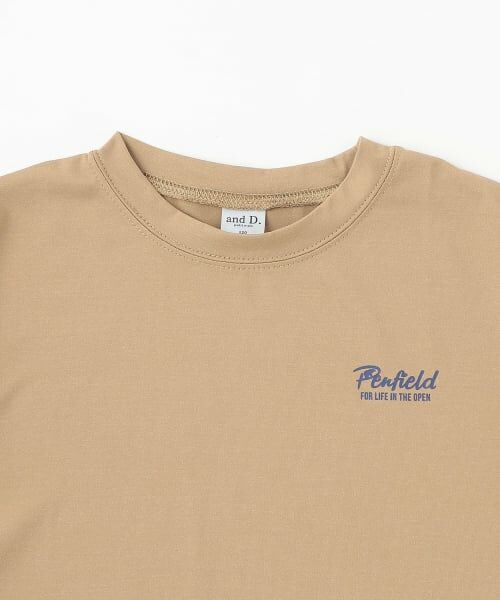 and D.petitmain / アンドディー. プティマイン Tシャツ | 【Penfield】【親子リンク】【接触冷感】キッズメッセージロゴバックBIG Tシャツ | 詳細19