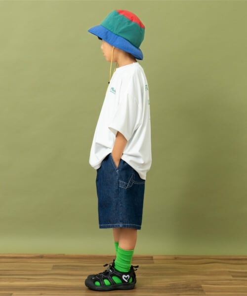 and D.petitmain / アンドディー. プティマイン Tシャツ | 【Penfield】【親子リンク】【接触冷感】キッズメッセージロゴバックBIG Tシャツ | 詳細3