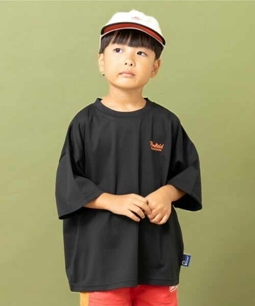 and D.petitmain / アンドディー. プティマイン Tシャツ | 【Penfield】【親子リンク】【接触冷感】キッズメッセージロゴバックBIG Tシャツ | 詳細6
