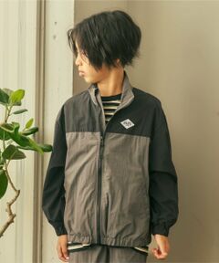 and D.petitmain / アンドディー. プティマイン ブルゾン | 【予約商品】【親子リンク】【撥水】配色シリコンワッペン付きジャケット