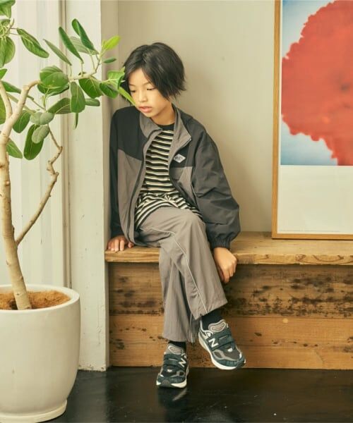 and D.petitmain / アンドディー. プティマイン ブルゾン | 【予約商品】【親子リンク】【撥水】配色シリコンワッペン付きジャケット | 詳細3