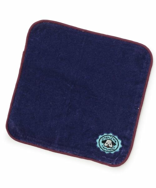 and D.petitmain / アンドディー. プティマイン ハンカチ | アソートワンポイントししゅうハンカチ（パープル）
