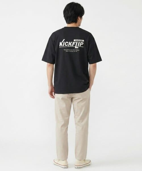 and D.petitmain / アンドディー. プティマイン Tシャツ | 【親子リンク】DADバックロゴ刺繍ビック半袖Tシャツ | 詳細1