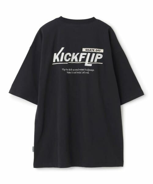 and D.petitmain / アンドディー. プティマイン Tシャツ | 【親子リンク】DADバックロゴ刺繍ビック半袖Tシャツ | 詳細3