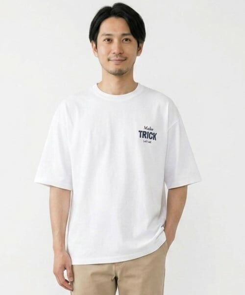and D.petitmain / アンドディー. プティマイン Tシャツ | 【親子リンク】DADバックロゴ刺繍ビック半袖Tシャツ | 詳細4