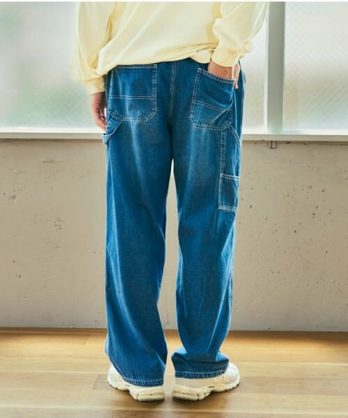 and D.petitmain / アンドディー. プティマイン その他パンツ | 【予約商品】【親子リンク】【DAD】デニムペインターパンツ | 詳細1
