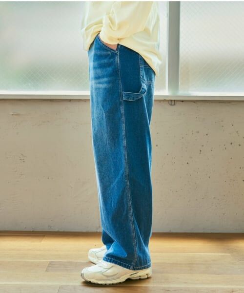 and D.petitmain / アンドディー. プティマイン その他パンツ | 【予約商品】【親子リンク】【DAD】デニムペインターパンツ | 詳細2